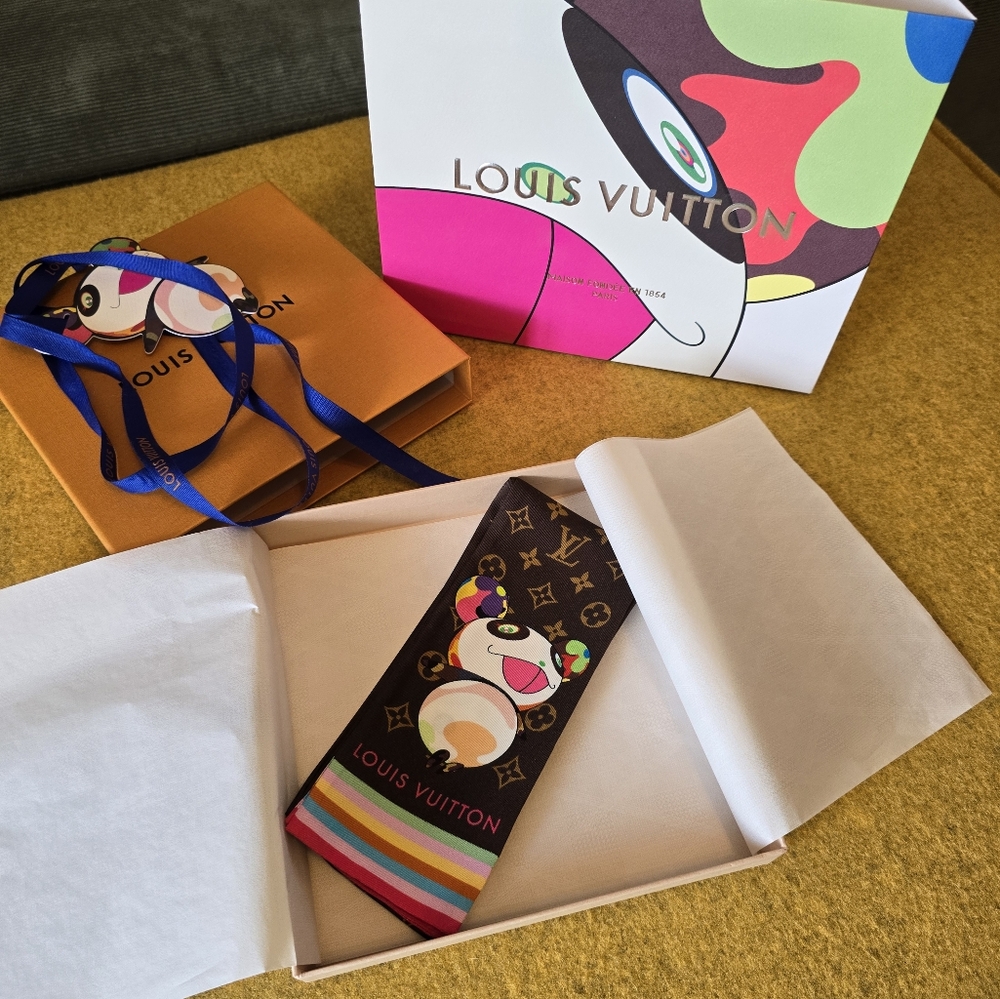 Limited Edition Louis Vuitton Takashi Murakami Little scarf bandeau